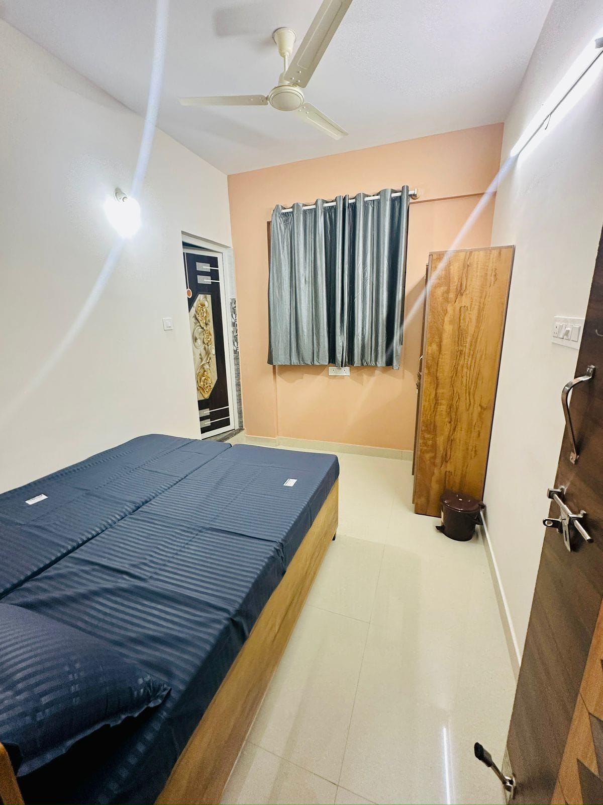 Comfortable furnished bed at Lifestyle Premium Co-Living PG in Yelahanka