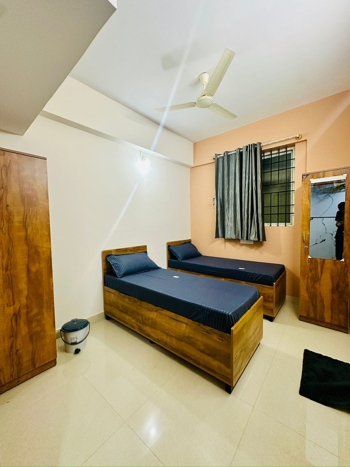 Spacious room interior at Lifestyle Premium Co-Living PG Yelahanka