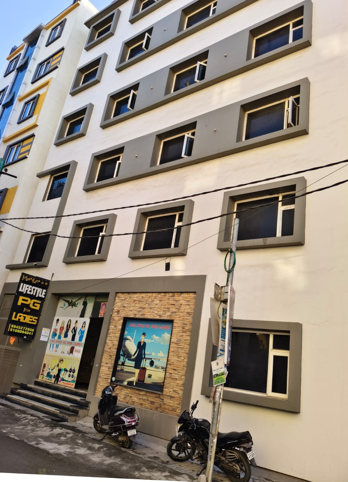 Lifestyle PG for Ladies building in Yelahanka, Bengaluru