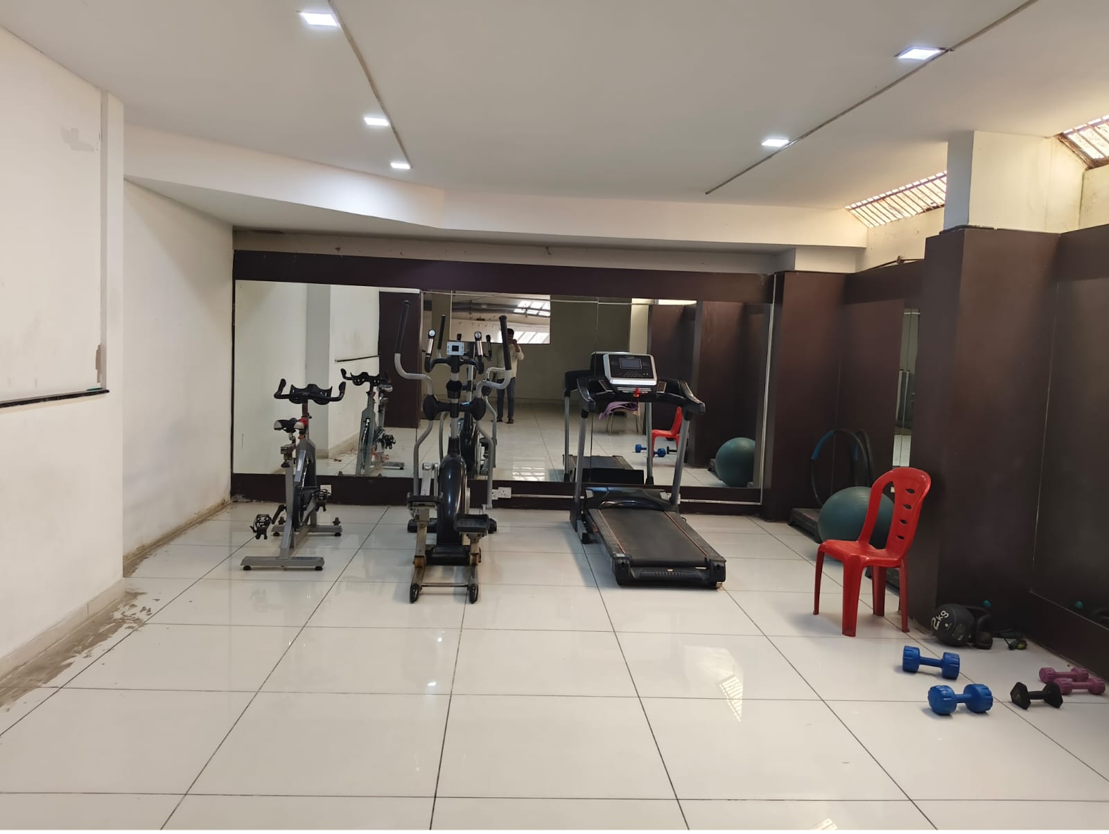 24-hour gym at Lifestyle PG for Ladies in Yelahanka